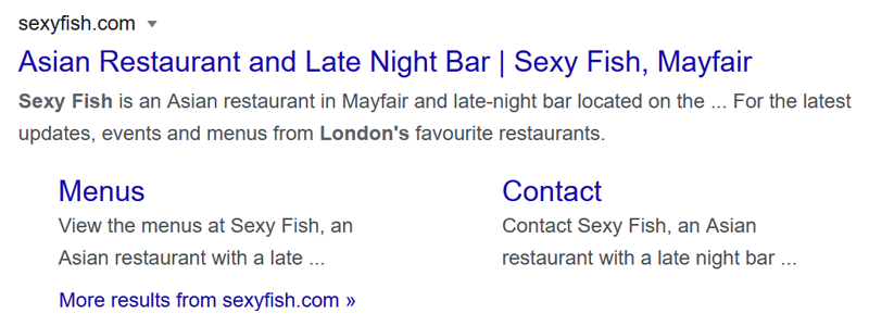 Contact Us Schema Markup - Snippet in Google SERPs