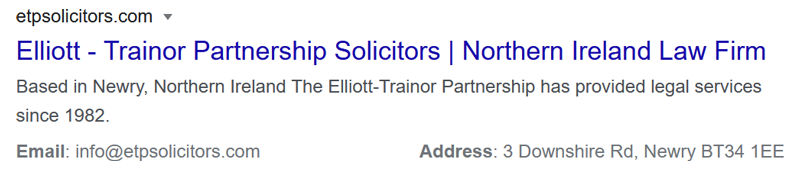 Schema Markup for Local Business in SERP