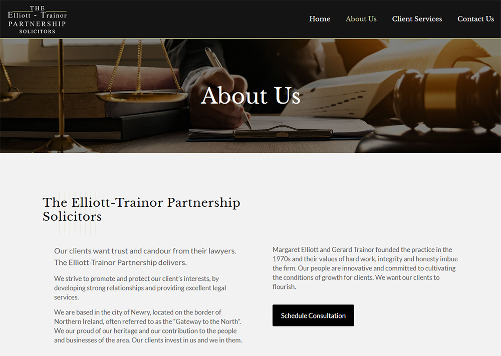 ETP Solicitors - About Us Page