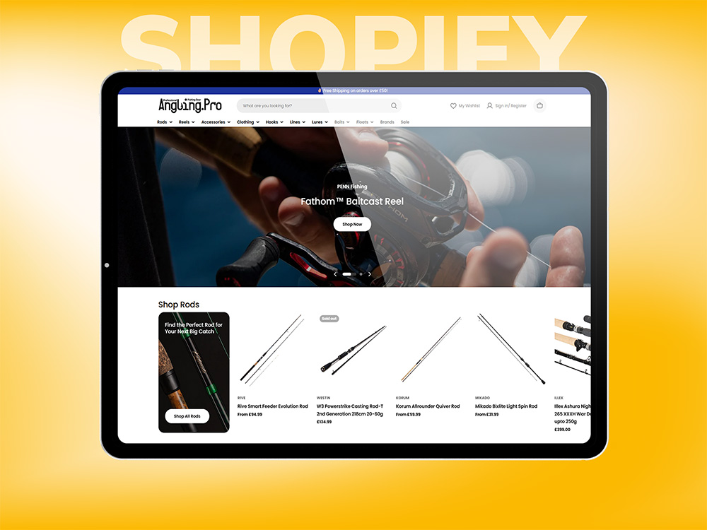 Angling.Pro Migration to Shopify