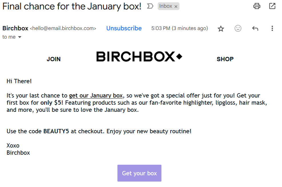 Email Marketing Newsletter