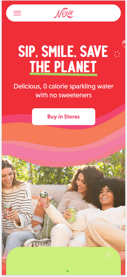 Mobile Optimised Website Nixie