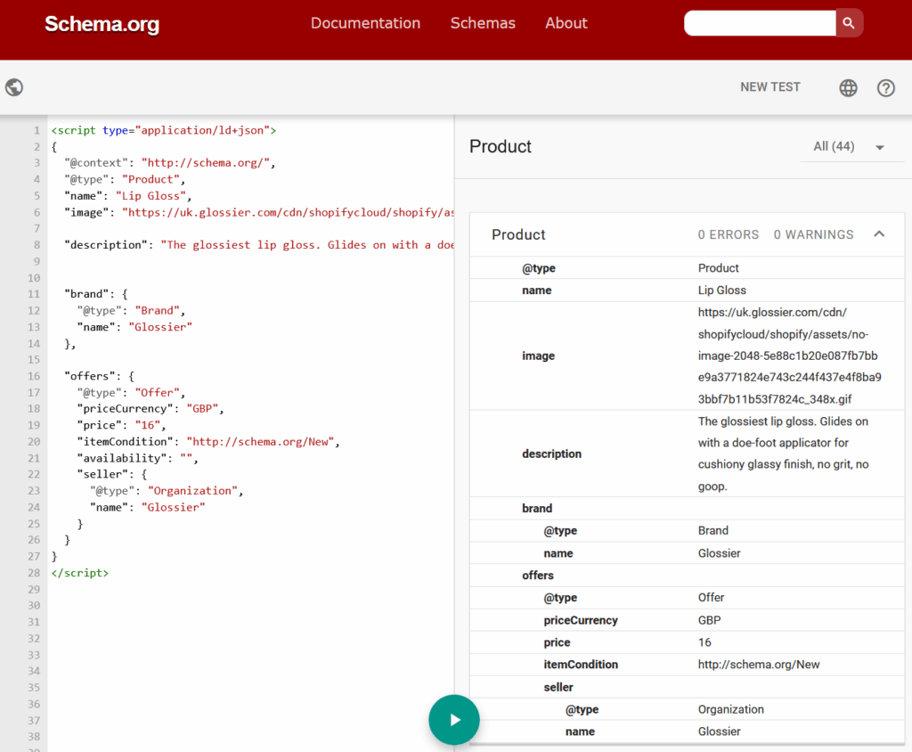 Schema Markup Validator