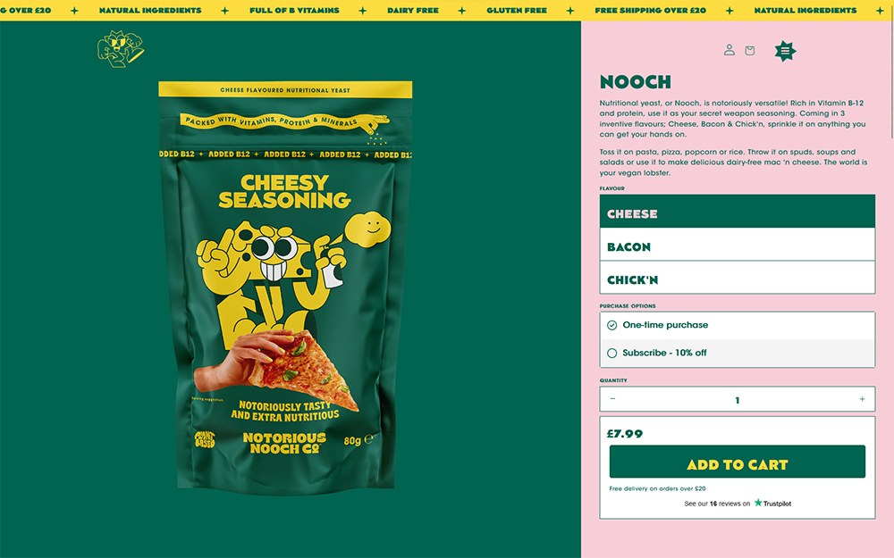 UI Color Palette Inspiration - Notorious Nooch