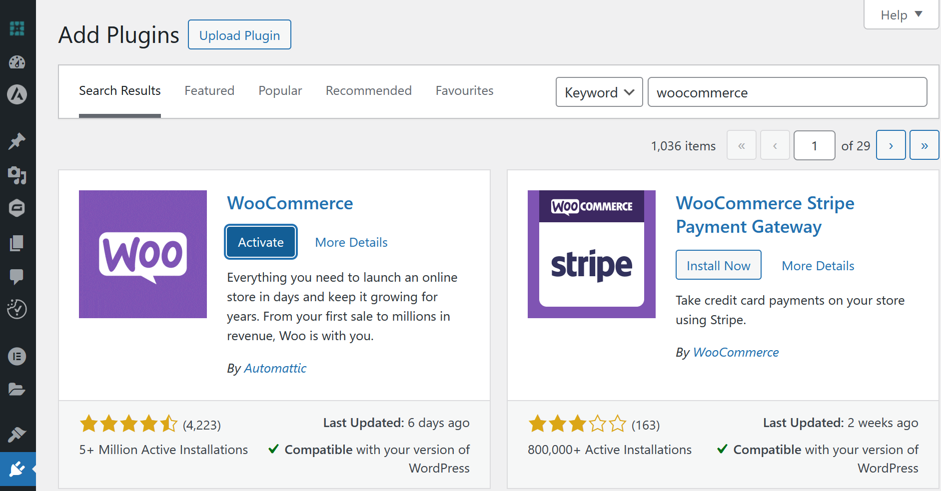Install WooCommerce