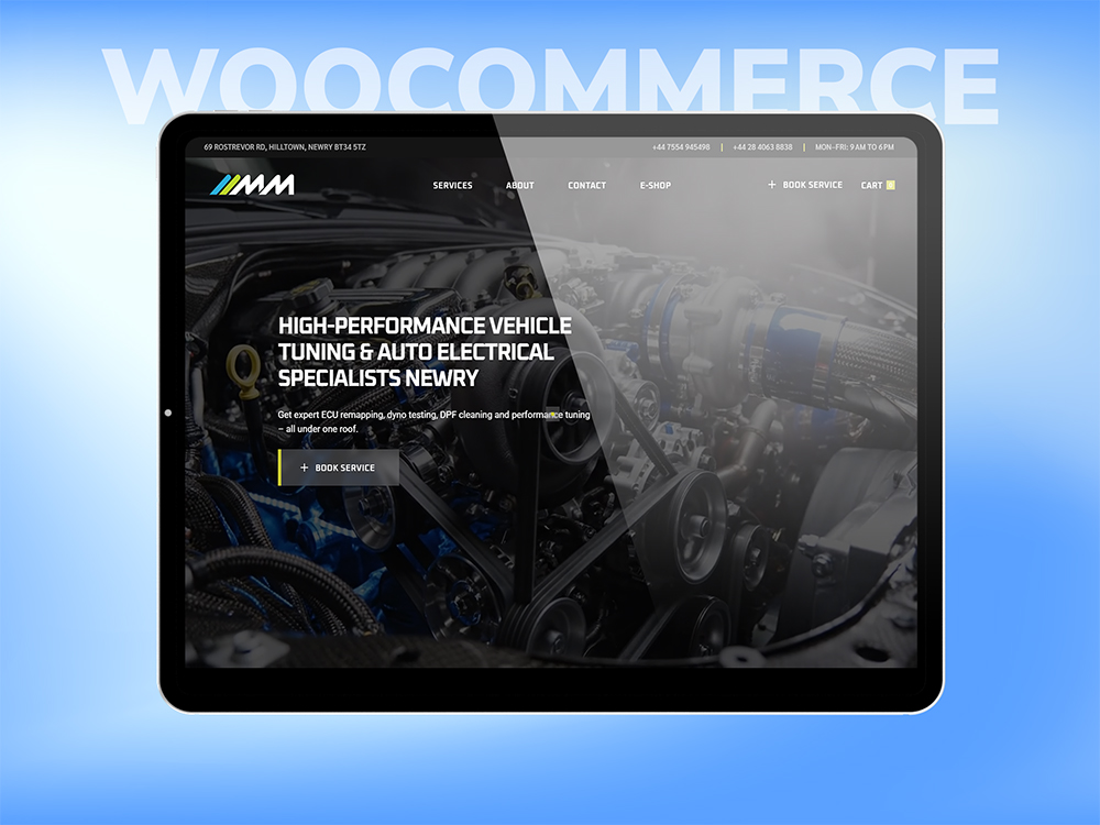 Murray Motorsport: Services and WooCommerce Website
